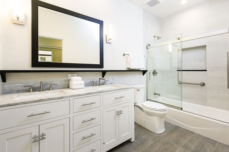 Floating Vanity and Modern Fixtures