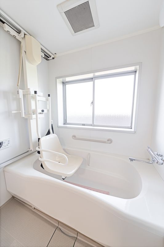 Renovated Bathroom with New Bathtub