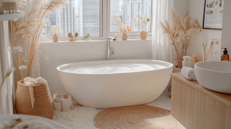 Luxury Bathtub Setup